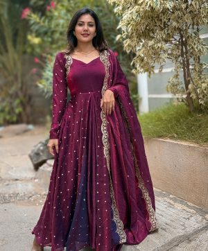 SHREE HARI SSR 516 A DESIGNER GOWN WHOLESALE