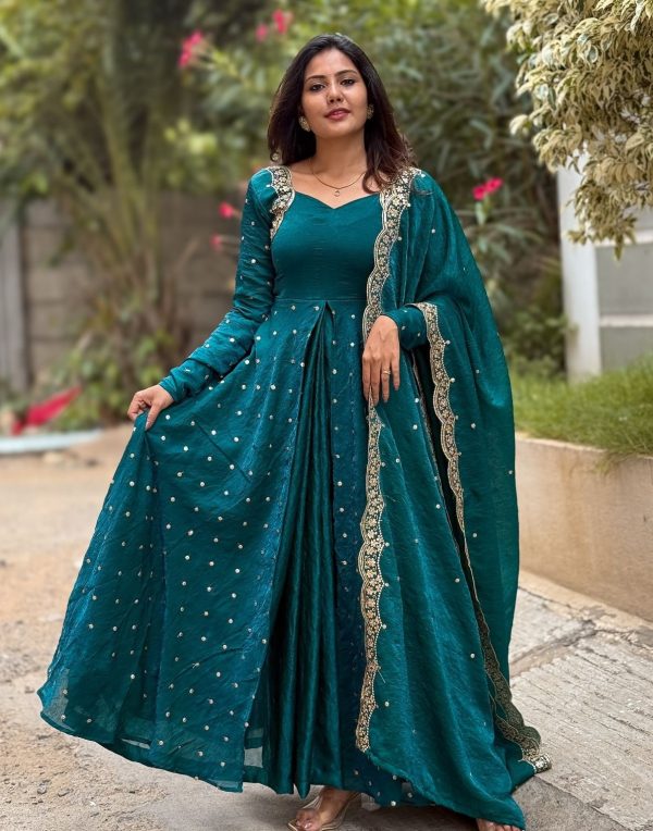 SHREE HARI SSR 516 B DESIGNER GOWN WHOLESALE