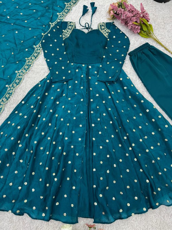 SHREE HARI SSR 516 B DESIGNER GOWN WHOLESALE