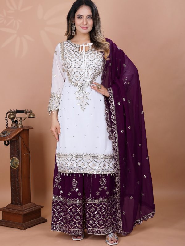 SHREE HARI ZSR 3119 E DESIGNER PLAZZO SUITS WHOLESALE