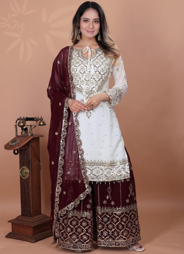 SHREE HARI ZSR 3119 G DESIGNER PLAZZO SUITS WHOLESALE