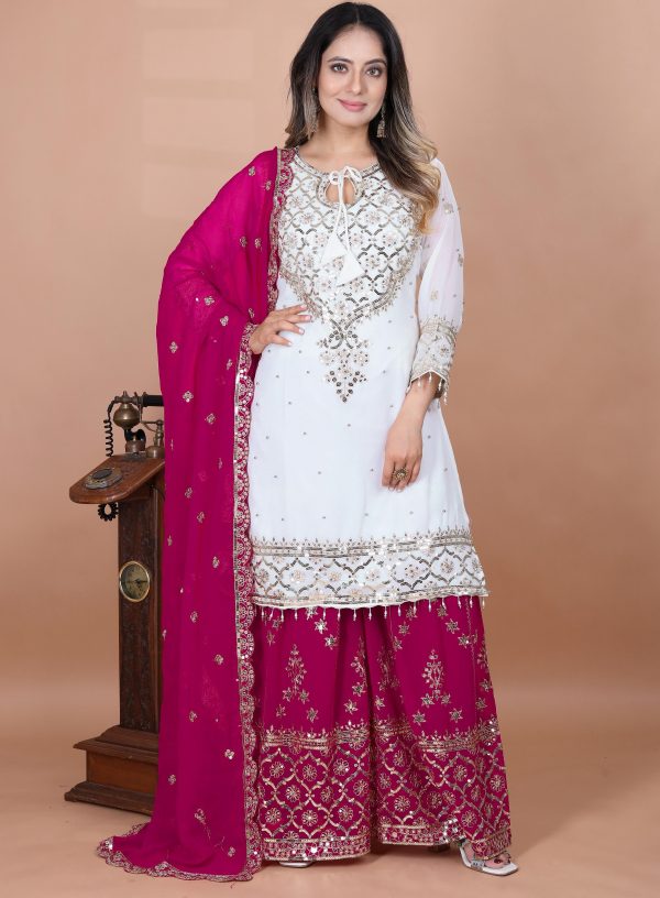 SHREE HARI ZSR 3119 H DESIGNER PLAZZO SUITS WHOLESALE