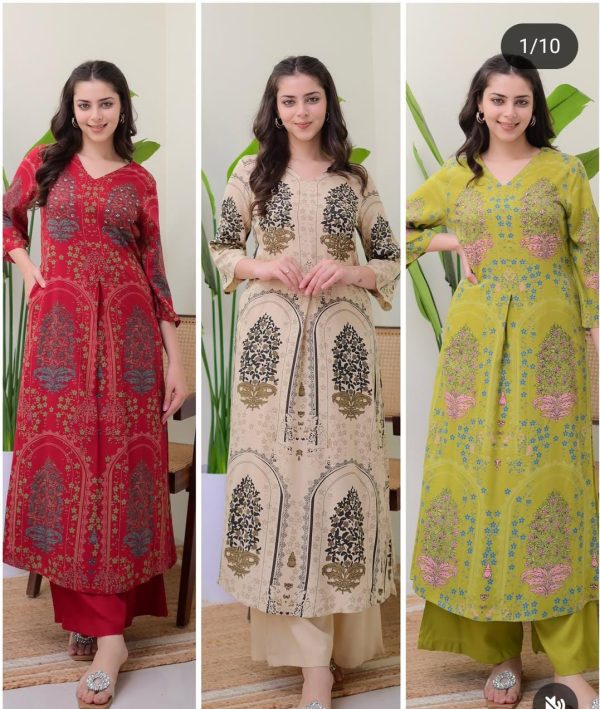 SHRUTI CREATION 2 PIECE COTTON KURTI PLAZZO