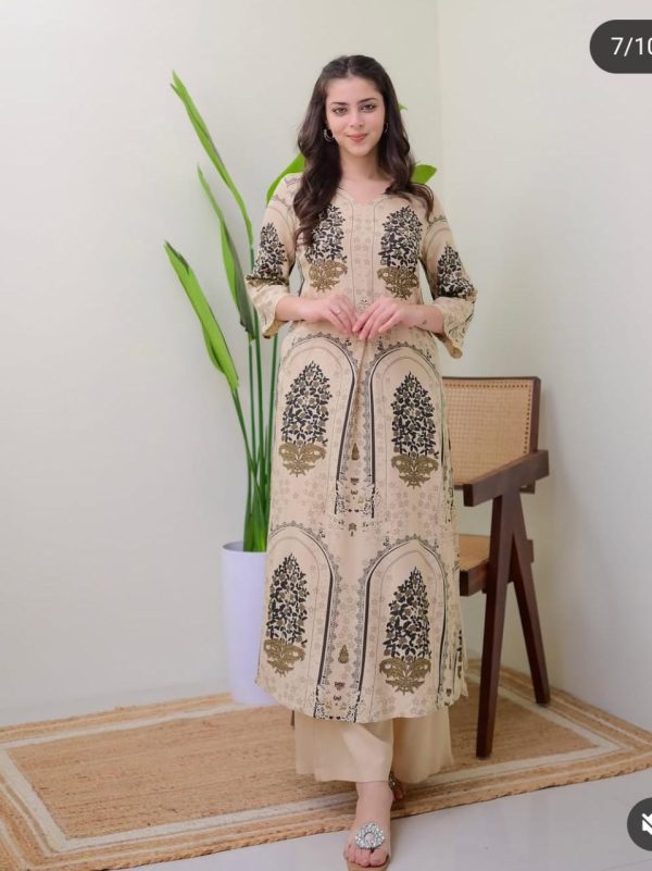 SHRUTI CREATION 2 PIECE COTTON KURTI PLAZZO