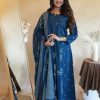 SHRUTI CREATION BLUE ANARKALI KURTA ONLINE