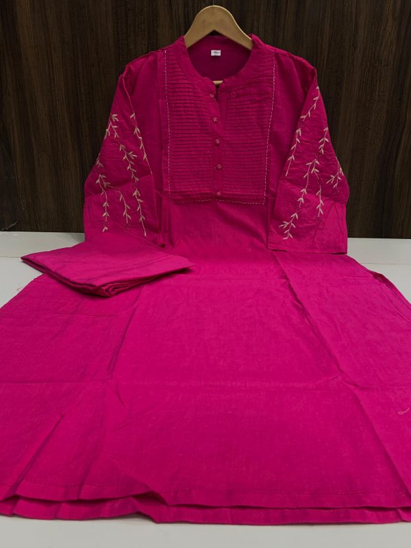 SHRUTI CREATION CLASSY COTTON EMBROIDERED KURTI