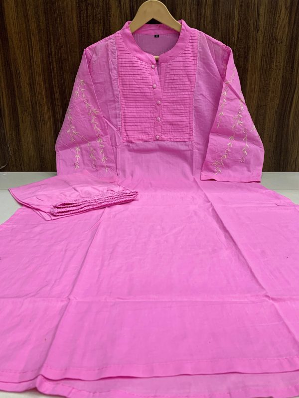 SHRUTI CREATION CLASSY COTTON EMBROIDERED KURTI