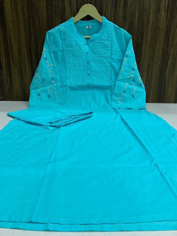 SHRUTI CREATION CLASSY COTTON EMBROIDERED KURTI