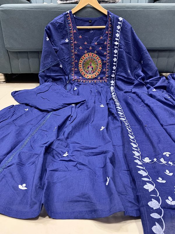 SHRUTI CREATION COTTON ANARKALI KURTA SET ONLINE