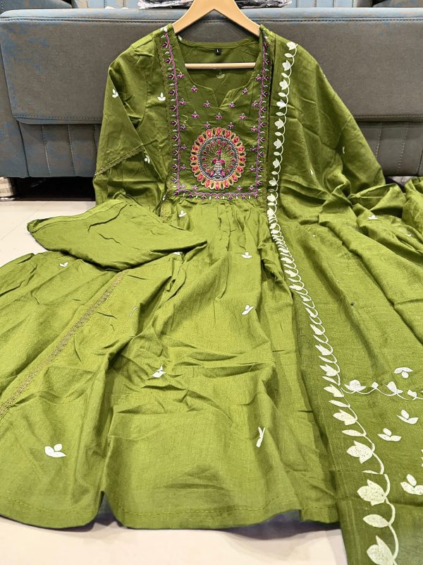 SHRUTI CREATION COTTON ANARKALI KURTA SET ONLINE