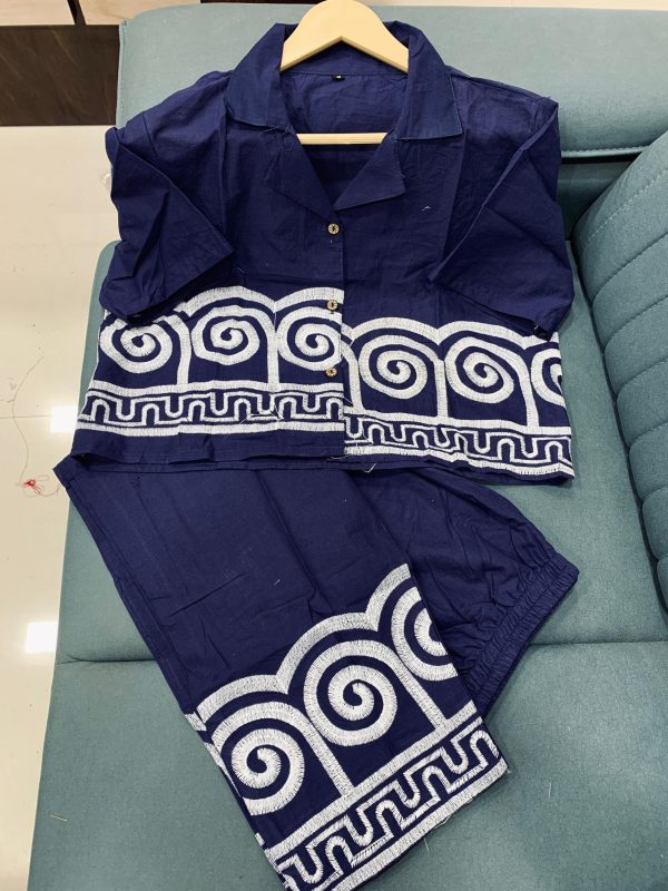 SHRUTI CREATION COTTON EMBROIDERED CORD SET