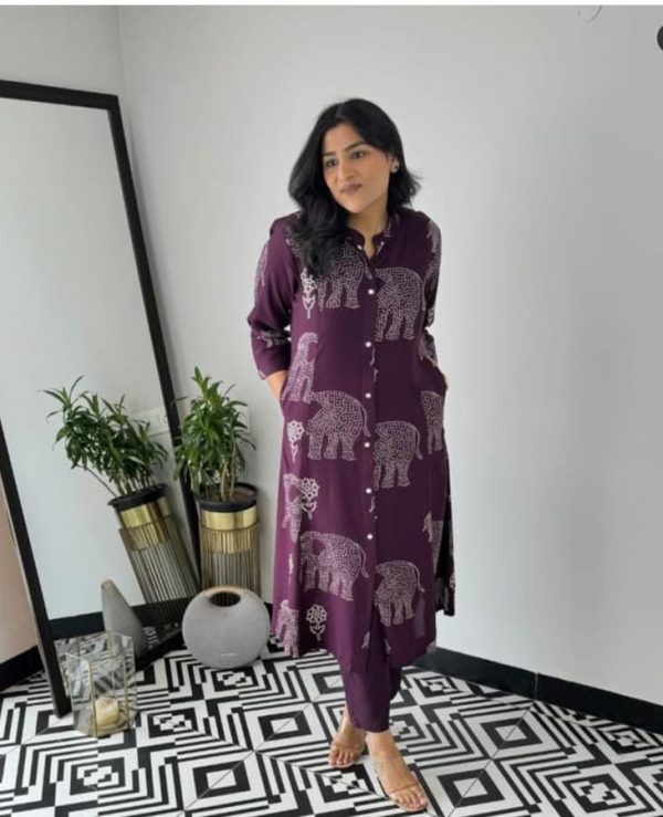 SHRUTI CREATION RAYON COTTON CORD SET WHOLESALE