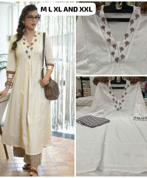 SHRUTI CREATION V NECK DESIGNER KURTI WHOLESALE