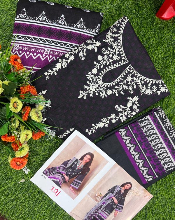 TAJ CREATIONS 593 COTTON PAKISTANI SUITS ONLINE