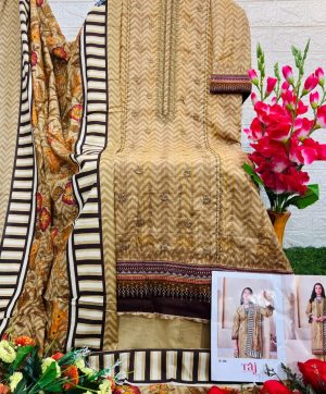 TAJ CREATIONS 594 COTTON PAKISTANI SALWAR SUITS