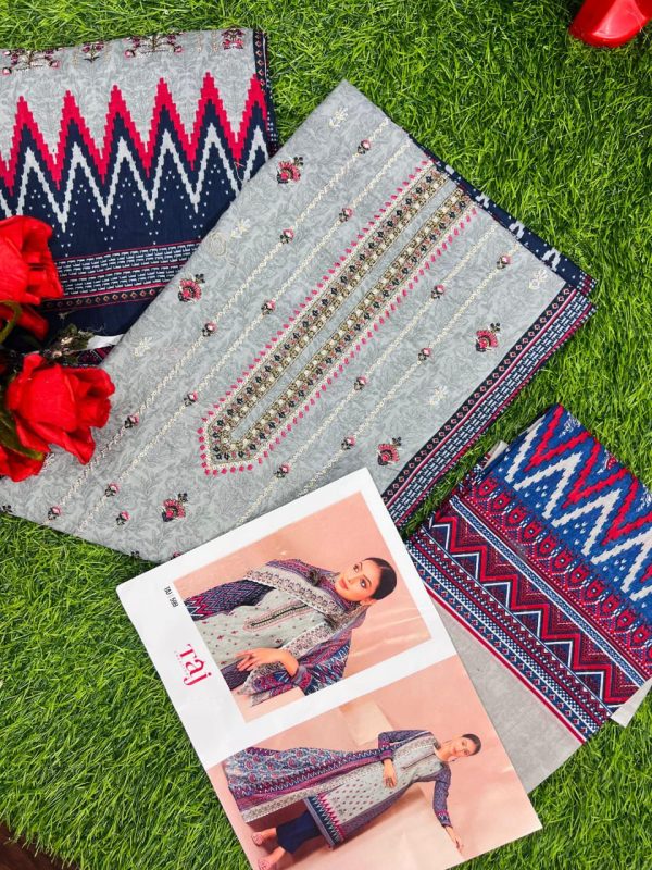 TAJ CREATIONS 598 COTTON PAKISTANI SUITS ONLINE