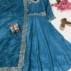 VF 206 B DESIGNER GOLD CRUSHED SILK GOWN WHOLESALE