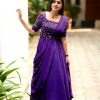 VF 207 E F G DESIGNER GEORGETTE GOWN WHOLESALE