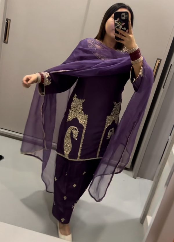 WOMEN WASTRA FD 146 TRENDING FARSHI SALWAR SUITS