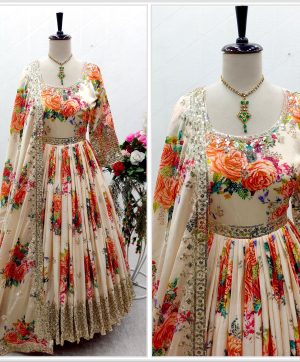WOMEN WASTRA FD 8018 DESIGNER GOWN WHOLESALE
