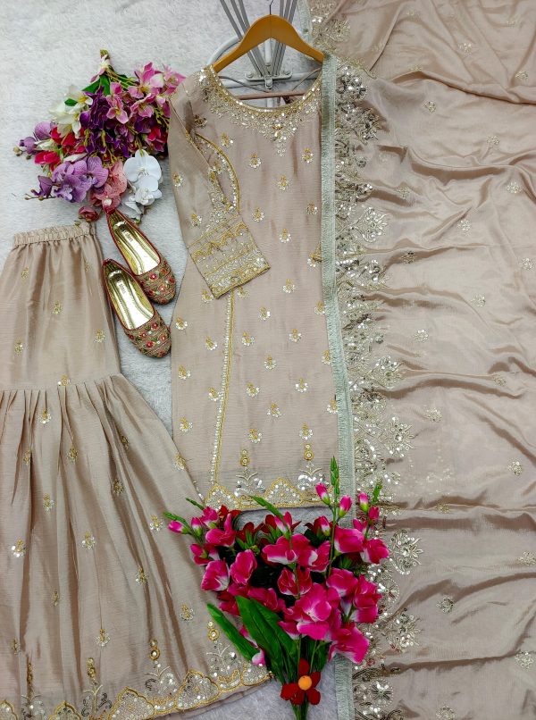 WOMEN WASTRA SD 115 DESIGNER SHARARA SUITS