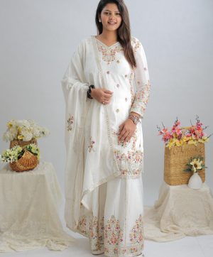 WOMEN WASTRA WW 1151 DESIGNER SHARARA SUITS