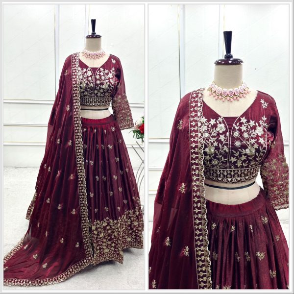 WOMEN WASTRA WW 1200 DESIGNER LEHENGA CHOLI ONLINE