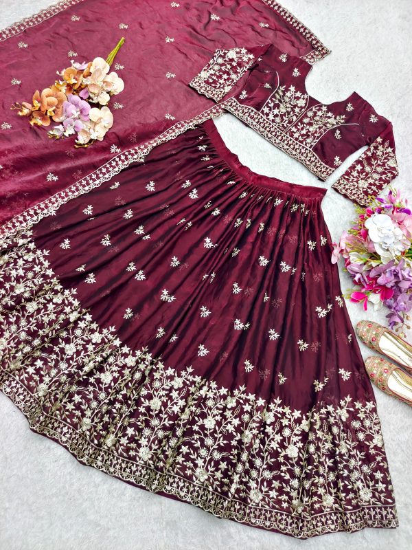 WOMEN WASTRA WW 1200 DESIGNER LEHENGA CHOLI ONLINE