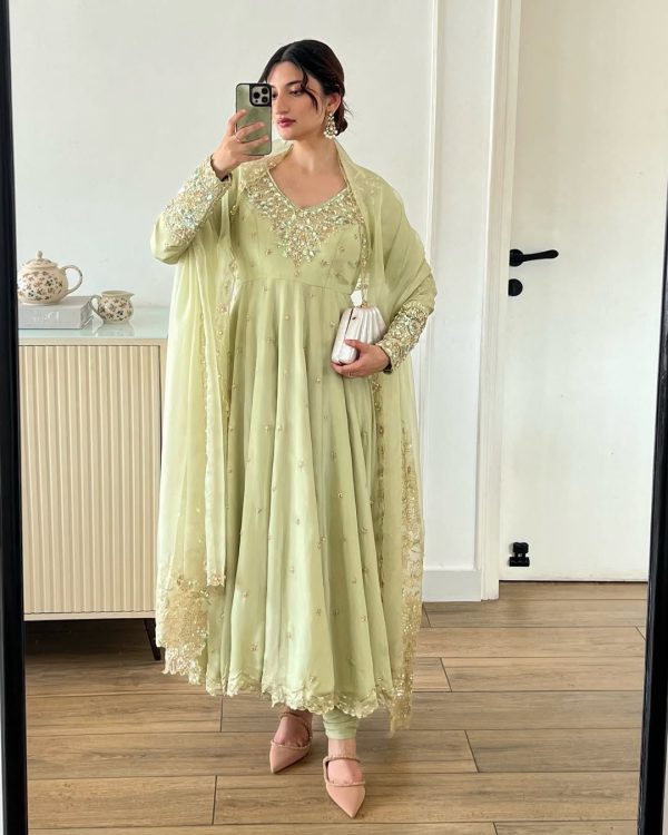 ZEEL FASHION ZF 419 DESIGNER GEORGETTE GOWN