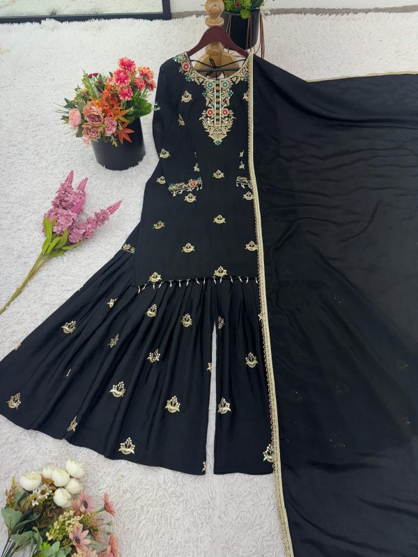 ZEEL FASHION ZF 421 DESIGNER SHARARA PLAZZO SUITS