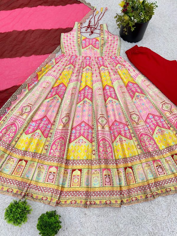 ZEEL FASHION ZF 424 DESIGNER GOWN WHOLESALE