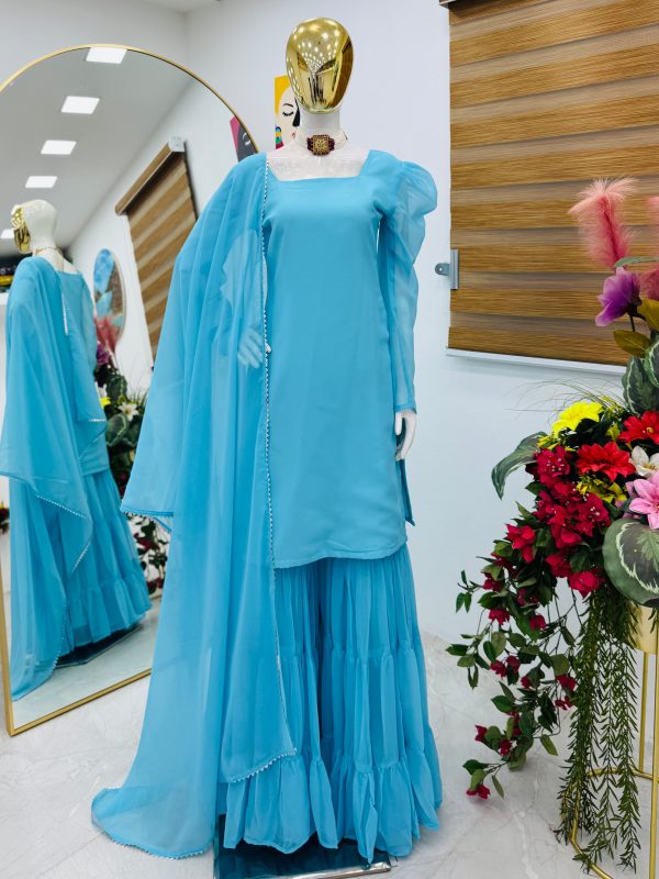 ZOYA CLOTHING ZB 5053 DESIGNER PLAZZO SUITS