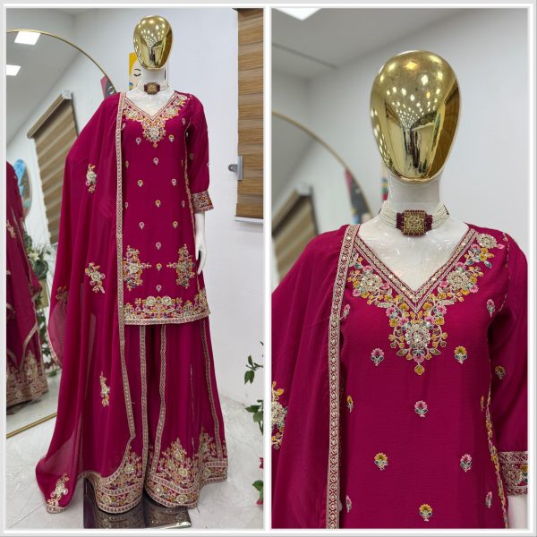 ZOYA CLOTHING ZC 9026 B DESIGNER SHARARA SUITS