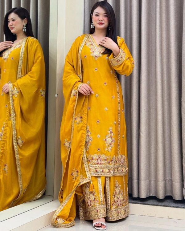 ZOYA CLOTHING ZC 9026 C DESIGNER SHARARA SUITS