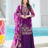 ZOYA CLOTHING ZC 9026 DESIGNER PLAZZO SUITS WHOLESALE