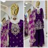 ZOYA CLOTHING ZC 9026 DESIGNER PLAZZO SUITS WHOLESALE