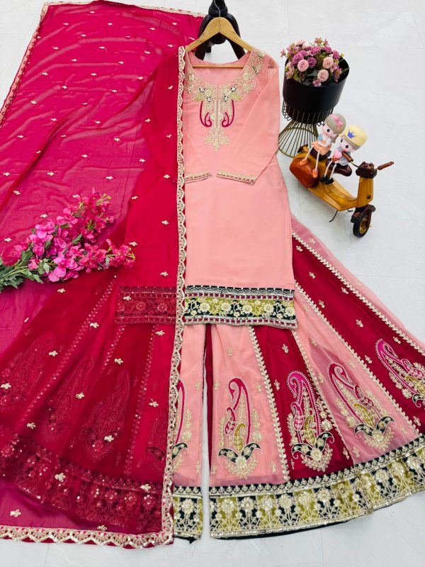 ZOYA CLOTHING ZC PREITY PLAZZO SUITS WHOLESALE
