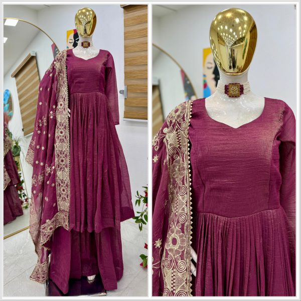 ZOYA CLOTHING ZC RAKHI B PARTY WEAR SHARARA SUITS