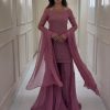 ZOYA CLOTHING ZD 10102 A DESIGNER PLAZZO SUITS