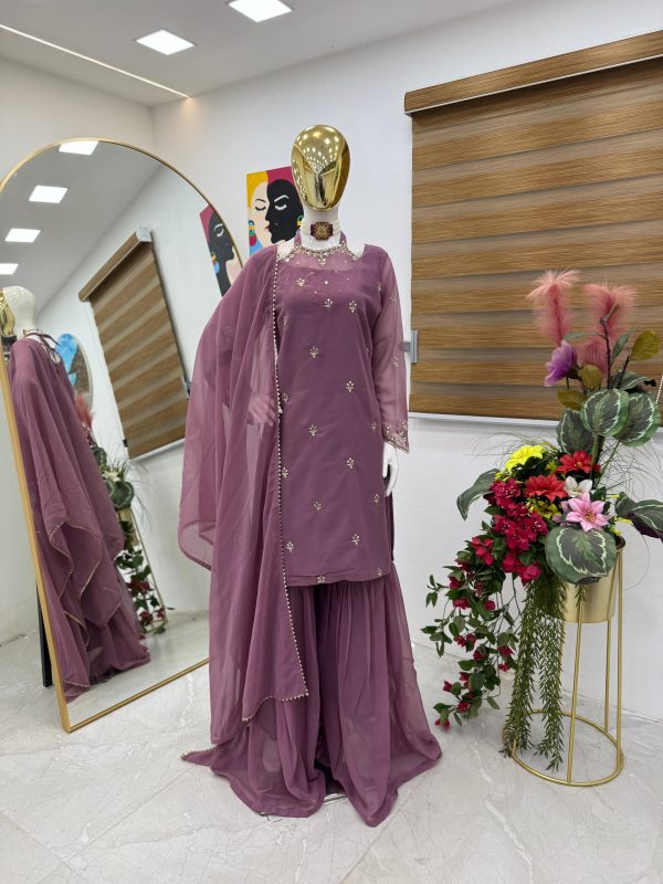 ZOYA CLOTHING ZD 10102 A DESIGNER PLAZZO SUITS