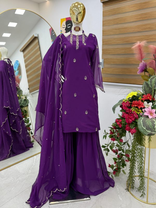 ZOYA CLOTHING ZD 10102 B DESIGNER PLAZZO SUITS