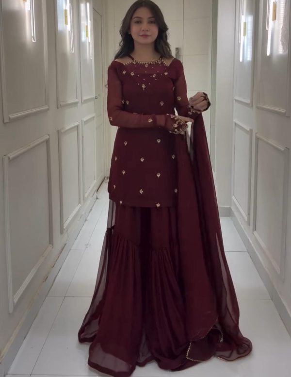 ZOYA CLOTHING ZD 10102 D DESIGNER PLAZZO SUITS