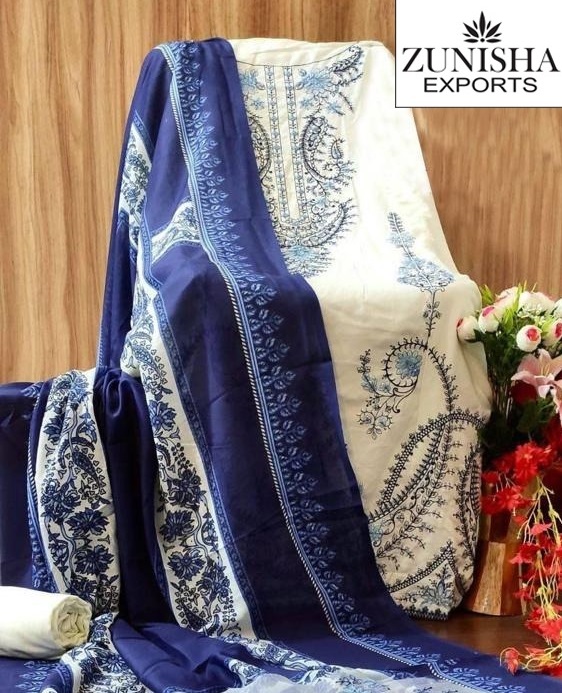 ZUNISHA EXPORTS 1014 PAKISTANI SUITS WHOLESALE