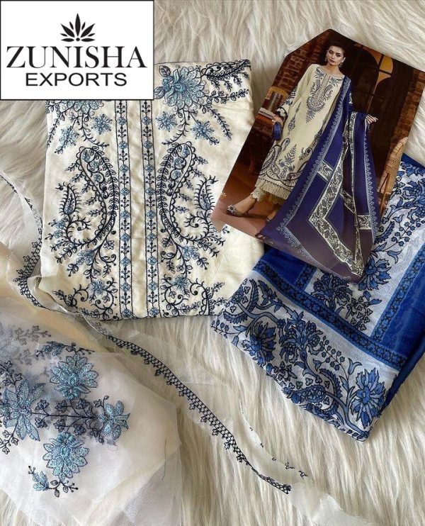 ZUNISHA EXPORTS 1014 PAKISTANI SUITS WHOLESALE