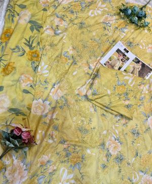 AALIZ PRINTS 3085 COTTON EMBROIDERED SUITS