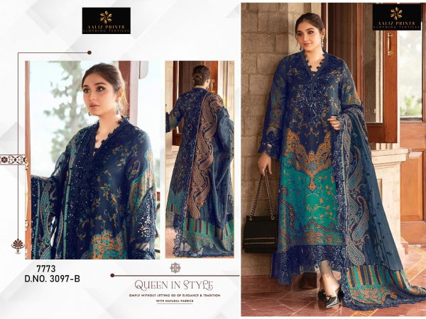 AALIZ PRINTS 3097 B COTTON SALWAR SUITS WHOLESALE