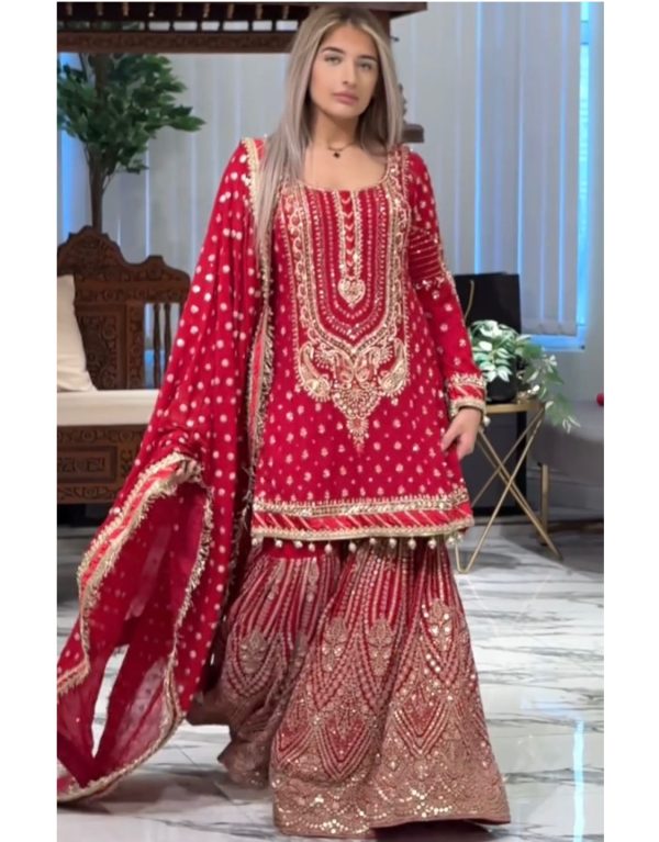 AAROHI DESIGNER AD 210 C PARTY WEAR PLAZZO SUITS