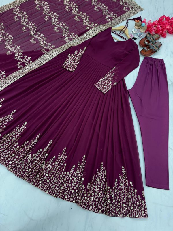 AAROHI DESIGNER PD 1038 D GOWN WHOLESALE