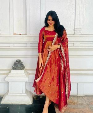 AAROHI DESIGNER PD 1062 E GOWN PLAZZO