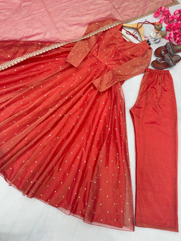 AAROHI DESIGNER PD 1062 E GOWN PLAZZO